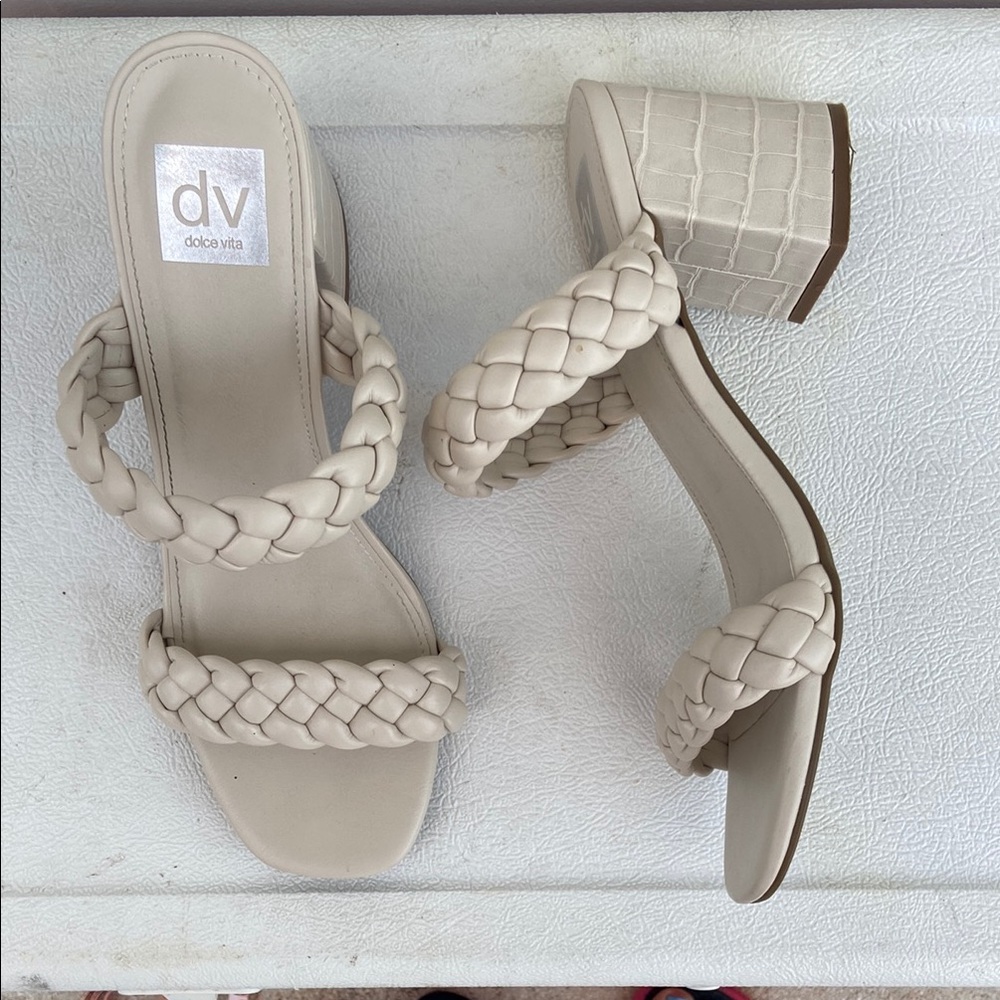 Dolce Vita Women's Cream Braided Sandals